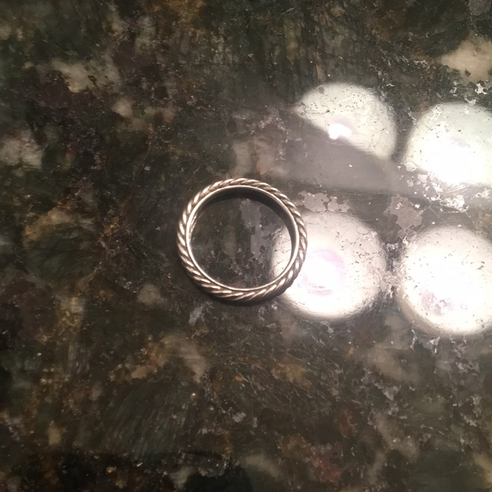 David Yurman silver cable ring